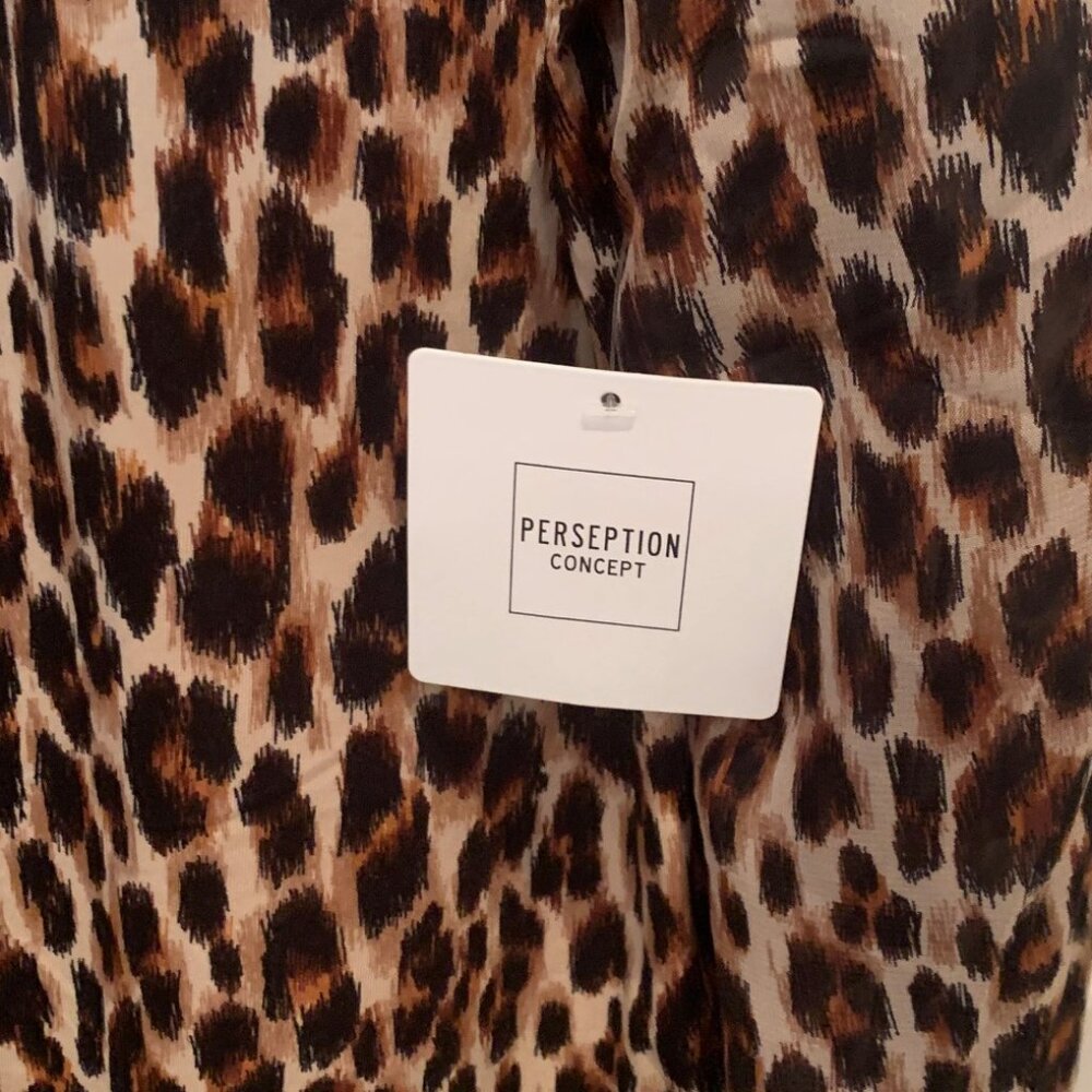 Perseption Concept Leopard Print Top - image 2
